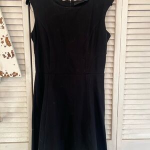 Cynthia Rowley Black Sleeveless A-Line Mini Dress